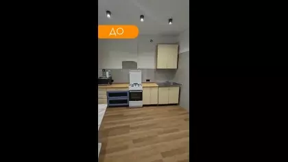 Убрали разрозненные шкафы, добавили удобное хранение и встроили технику в…
